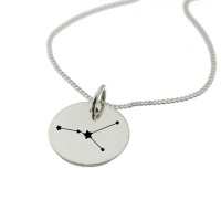 Cancer Constellation Sterling Silver Necklace Photo