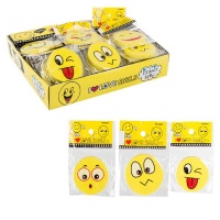 Bulk Pack x 36 Eraser Novelty Emoji 4.5cmx0.85cm Photo