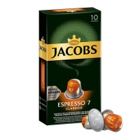 Jacobs Espresso Classico Intensity 7 - Nespresso Compatible Coffee Capsules - Pack of 10 capsules Photo