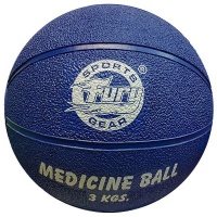 Fury Sport Fury Medicine Ball – Rubber – 3kg -Blu Photo