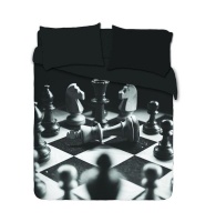 Imaginate Decor - Checkmate - Chess Themed Duvet Cover Set Photo