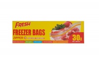 Fresh Freezer Zipper Bags - Medium - 30 Piece Per Box - 5 Box Bundle - 4 1 Photo