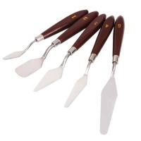 Stainless Steel Palette Knife Set : 5 Piece Photo