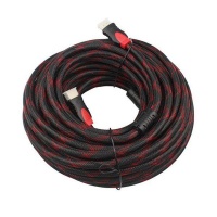 HDMI Braided Cable 30m-Black And Red Photo