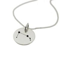 Aries Constellation Sterling Silver Necklace Photo