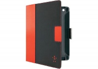 Belkin - Cinema Folio With Stand For iPad 2 3 and 4 - Black and Red Photo