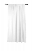 easyhome Voile Kirsch Taped curtain White Photo