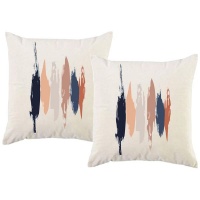 PepperSt - Scatter Cushion Cover Set - Striped Art Photo