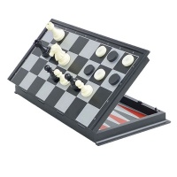 3-in-1 Set: Chess Checkers Backgammon Photo