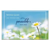Christian Art Gifts Matthew 19:26 With God All Things Are Possible Photo
