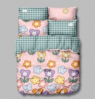 Linen Boutique - Kids Duvet Cover Set - Flourish Bunny Photo