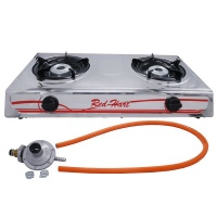 Red-Hart - 2 Burner Stainless Steel Gas Stove Photo