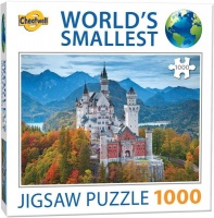 Worlds Smallest World's Smallest 1000 Piece Puzzle-Neuschwanstein Castle Photo