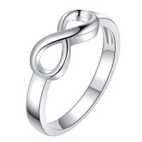 Silver Designer Infinity Ring Photo