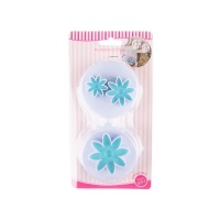 2 Pieces Of Daisy Flowers Plunger Cutter - White/Blue Photo