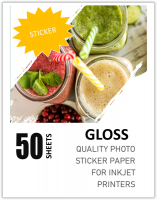 Inkjet Glossy Sticker Paper Photo