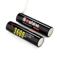 Soshine 1x 18650 3600mah usb rechargeable battery : 3600mah Photo