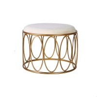 Block Basics - Nadine Stool - White Photo