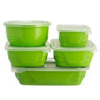 Otima 5 Piece Food Storage Container Set - Green Photo