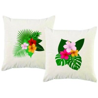 PepperSt – Scatter Cushion Cover Set – Leaves Arrangement Photo