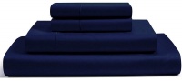 Wonder Towel Wrinkle Resistant Sheet Set 4 Piece Bedding: Queen Insignia Blue Photo