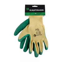 Bulk Pack 3 x Kaufmann Latex Coated Gripper Glove - Green Photo