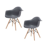 Infinity Homeware Amalfi Dining & Living Room Chair - Grey Photo