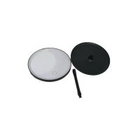 LED Makeup Mirror Storage Box Tray-Black Photo