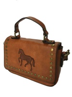 Vivace- Fashion Crossbody Handbag High Quality PU Leather- Brown Photo