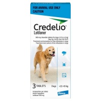 CREDELIO Blue Tick and Flea Treatment for Dogs Xtra Large 22-45kg Photo