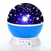 Starry Light LED Projector Star Moon Night - Blue Photo