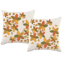 PepperSt - Scatter Cushion Cover Set - Autumn Flowers Photo