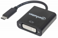 Manhattan SuperSpeed USB-C 3.1 to DVI Converter - C Male to DVI Female Photo