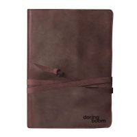 My Sarie Marais A4 Genuine Leather sleeve for a notebook with wrapped string - Ladies Photo