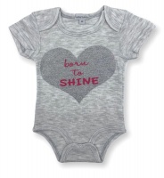 Baby Girl Bodysuit - Born To Shine Photo