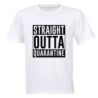 Straight Outta Quarantine - Adults - T-Shirt Photo