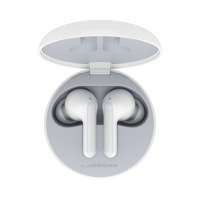 LG TONE Free FN4 Bluetooth Wireless Earbuds with Meridian Audio - White Photo