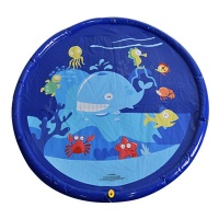 Sprinkler & Splash Play Mat for Kids BPA Free Swimming Pool Splash Pad Photo