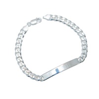 925 Sterling Silver Gents ID Bracelet Photo