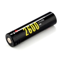 Soshine 1x 18650 2600mah usb protected battery with built-in micro Photo
