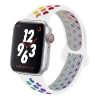 Apple Silicone Sport Band for 38mm/40mm Watch - Pride / Rainbow Photo