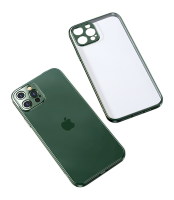 Joyroom Transparent Cover & Lens Protector iPhone 12 Mini 5.4" Green Photo