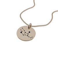 Virgo Constellation Rose Gold Necklace Photo