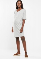 Women's Superbalist Oversized Tee Dress - Grey Melange Photo