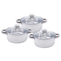 Condere 6 piece stainless steel pot set Photo