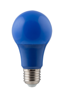 Zebbies Lighting - Globe - 7W E27 Blue A60 LED Photo