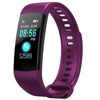 Smart Watch Y5 Bracelet Fitness Tracker Purple Photo