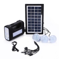 Complete Portable Solar Charged Light System - GD 8017 Photo