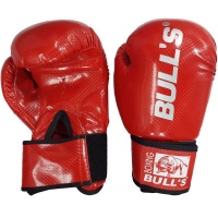 Fury Sport Bulls Boxing Gloves - Twin Tone - Red Photo
