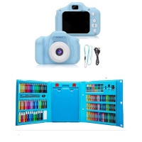 Best Combo for your kids - 208 Pieces Mega Art Set and Digital Camera Photo